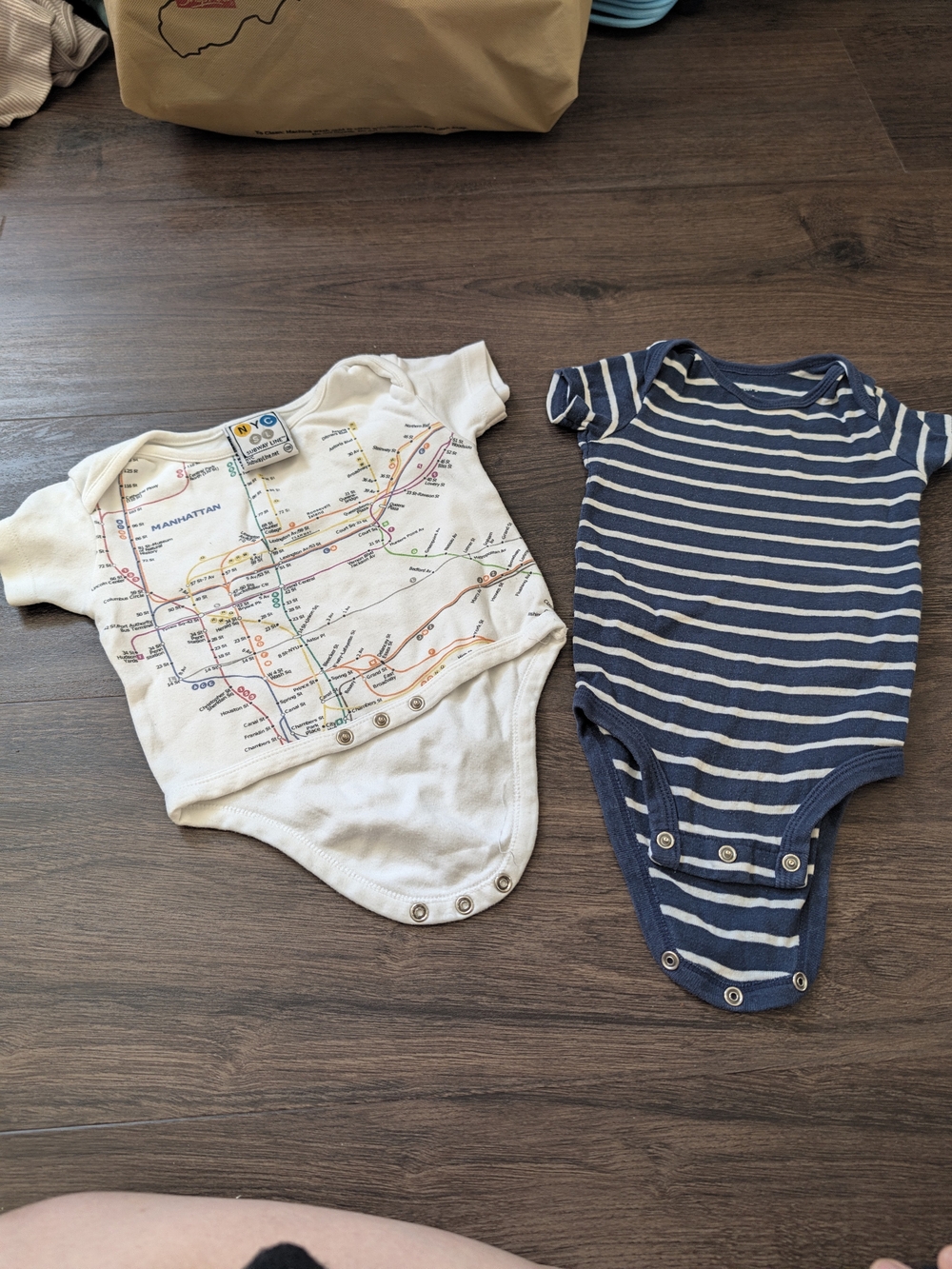 Short Sleeve Onsies x2 - 12M
